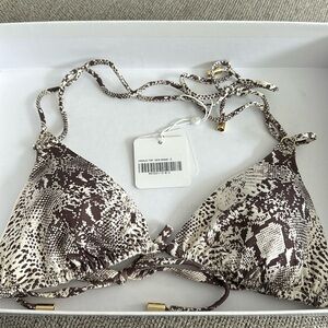 Monday Swimwear Hanalei Top - New Snake